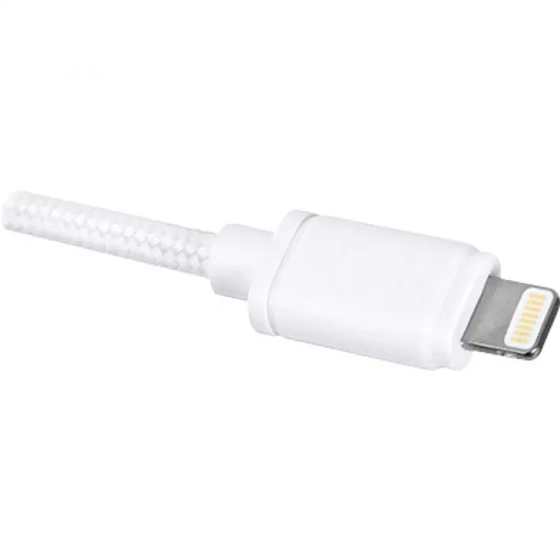 USB 2.0 -adapterikaapeli, USB-A-pistoke > Lightning-pistoke (valkoinen, 2,0 metriä)