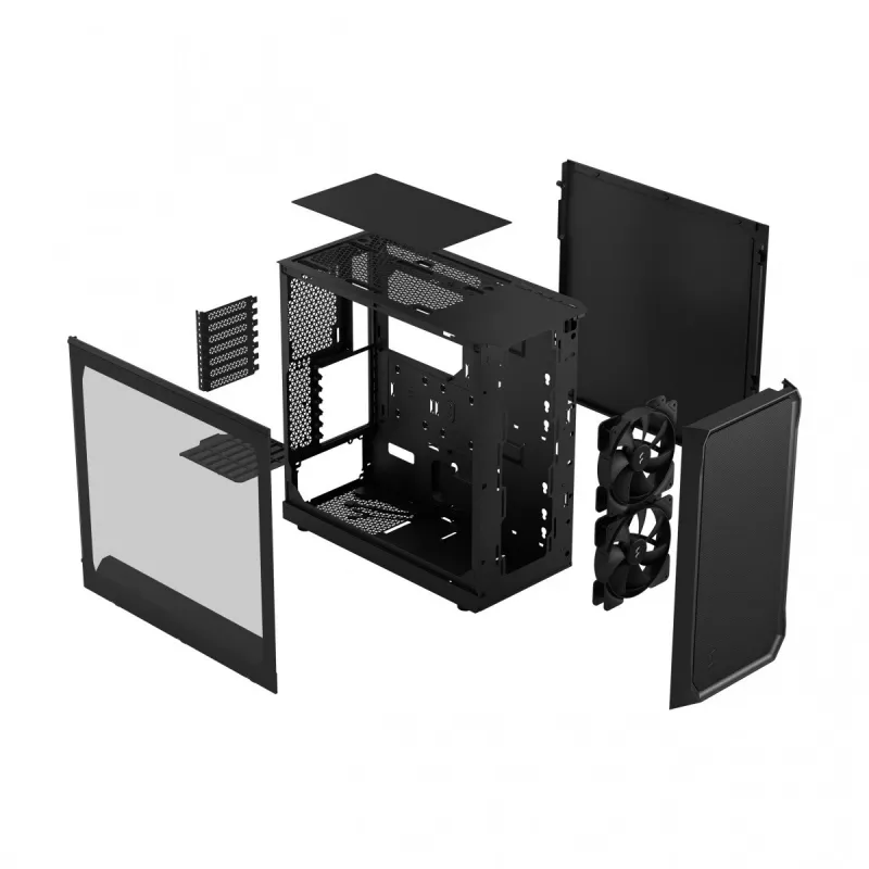 PC-kotelo Fractal Design Focus 2 ATX musta