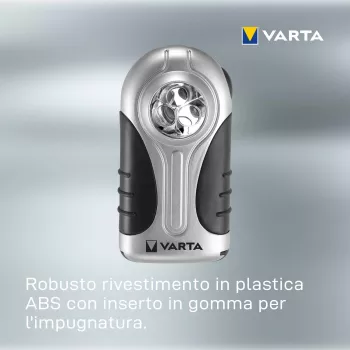 Käsivalaisin Varta 16647 musta hopea