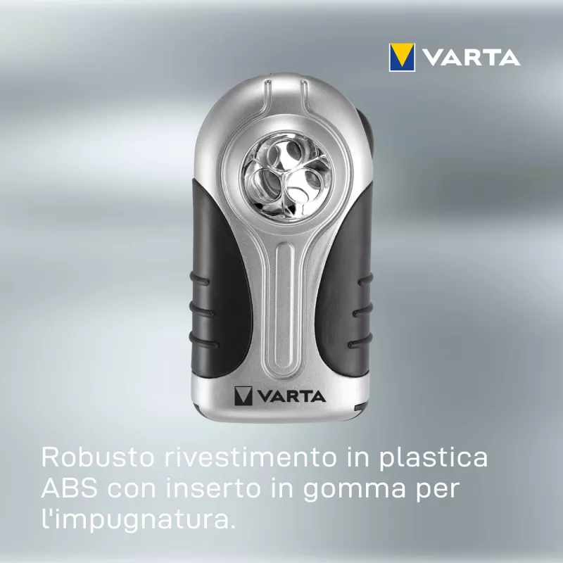 Käsivalaisin Varta 16647 musta hopea