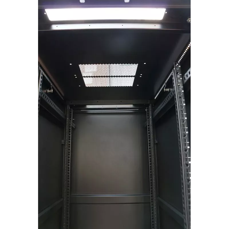 Vapaasti seisova räkki Extralink räkkikaappi 42U 600x800 musta