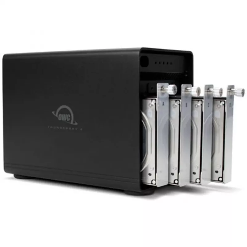 ThunderBay 4 - RAID 5 (musta, 4-paikkainen tallennuskotelo kahdella Thunderbolt 3 -portilla)