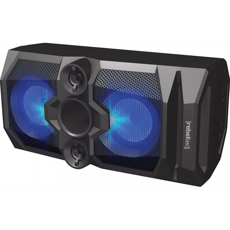 Rebeltec SoundBox 480 kannettava Bluetooth-stereokaiutin musta, 50W RMS