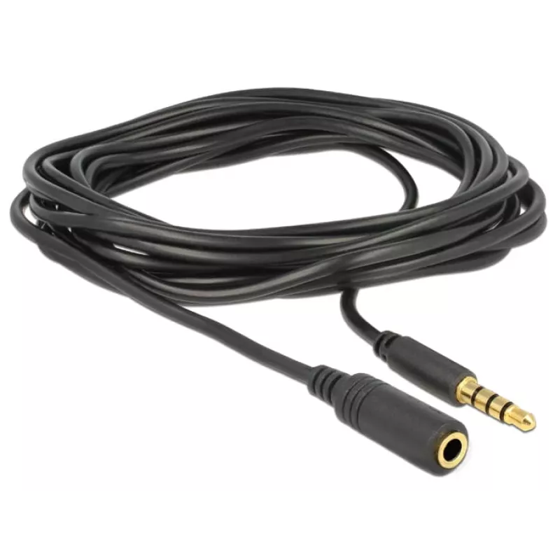 Audiokaapeli DeLOCK 84668 3 m 3,5 mm musta