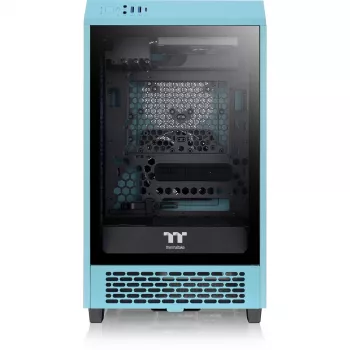 Thermaltake The Tower 200 turkoosi karkaistu lasi