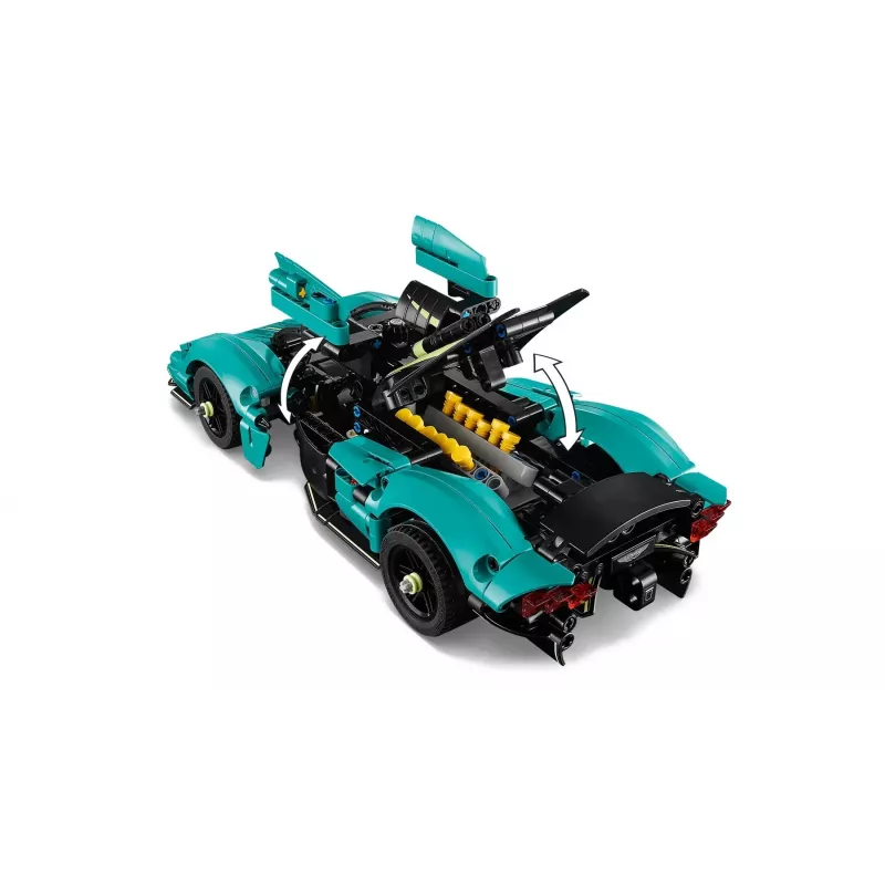 LEGO Technic rakennussarja Aston Martin Valkyrie -malli mittakaava 1:8, 707 osaa, suositeltu ikä 9+