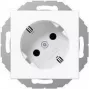 Jung SCHUKO-pistorasia aws 16A 250V 45 astetta A 520-45 KI WW (A520-45KIWW)