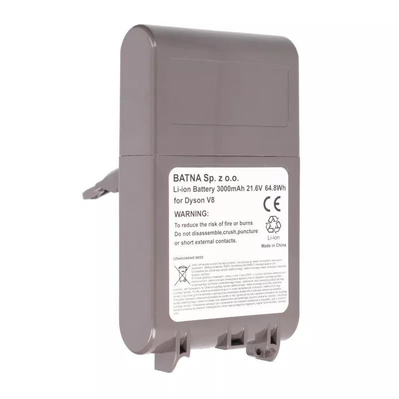 Dyson V8 akku 21,6V 3000mAh