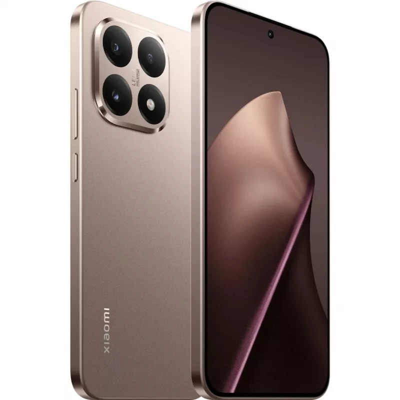 Xiaomi 15T 5G älypuhelin 12 Gt RAM 256 Gt, 6,83" AMOLED 120 Hz, Android 15, 50 MP kolmoiskamera, 5500 mAh, ruusukulta