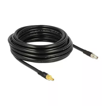 Koaksiaalikaapeli DeLOCK 10 m SMA/SMA CFD400 LLC400 musta