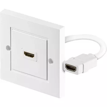 Wentronic Goobay HDMI™ seinärasia - 1 x HDMI™ A-pistorasia > 1 x HDMI™ A-pistorasia (51722)