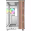 PC-kotelo Thermaltake View 380 XL WS ARGB Snow White — Midi-Tower, ATX-tuki, ikkunalla