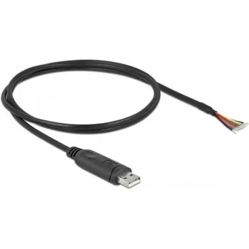 Delock - sarja-adapteri - USB2.0 - RS-232 - musta (90524)