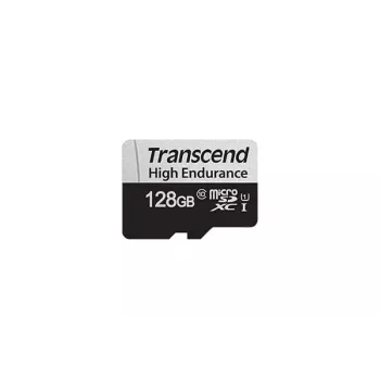 Flash-muisti Transcend 128GB MicroSDXC UHS-I 350V