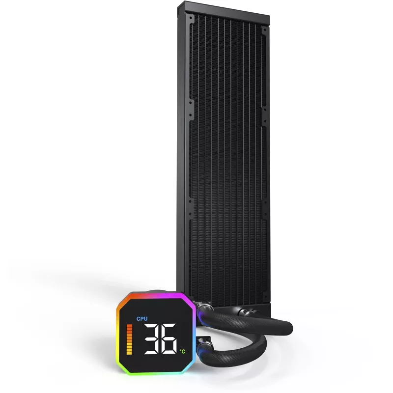 CPU-jäähdytin MULTI-SOCKEL musta/HYPERFLOW DIGITAL 360 MONTECH