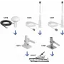 NAVILOCK - antenni - navigointi - 28 dBi - suunta-antenni - ulko, sisä, vene