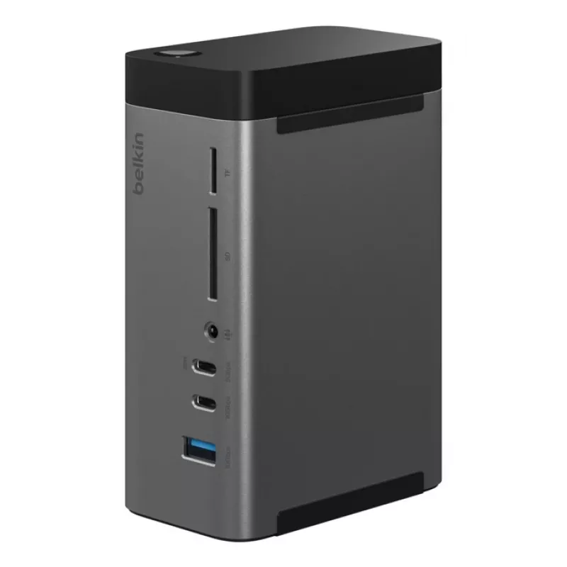 Belkin Connect USB Type-C -keskitin 10000 Mbit/s harmaa