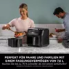 Ninja AF200EU friteerauskeitin Double 7,6 L itsenäinen 2400 W kuumailmafriteerauskeittiö musta