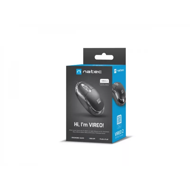 Hiiri NATEC Vireo 2 USB Type-A optinen