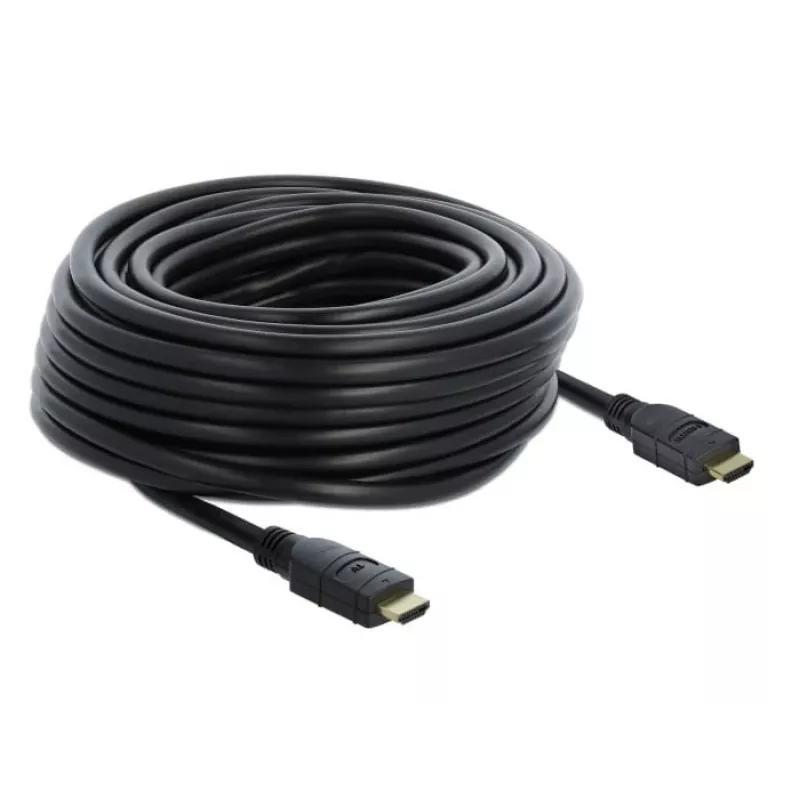 HDMI-kaapeli DeLOCK 85286 20 m Type-A uros-uros musta