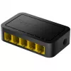 Verkkokytkin Cudy FS105D — 5-porttinen Fast Ethernet 10/100, 1 Gbit/s kytkentä, musta