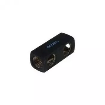 Alphacool HF Connection Terminal 5-Fach G1/4 IG - Deep musta (17027)