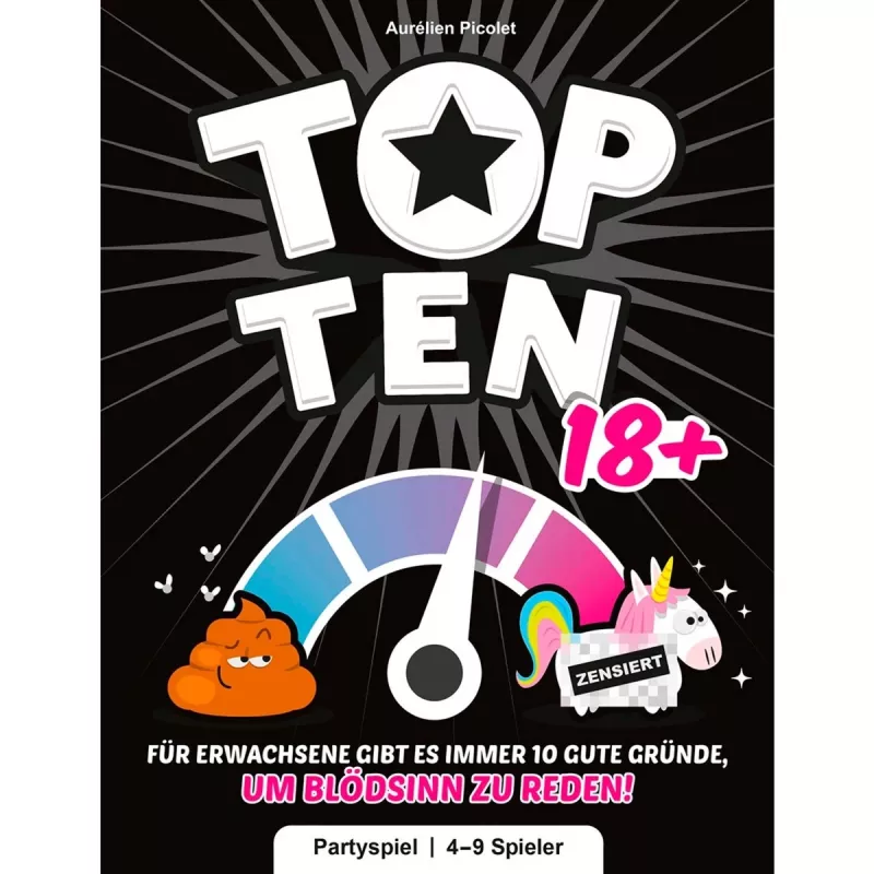 Top Ten 18+, juhlapeli