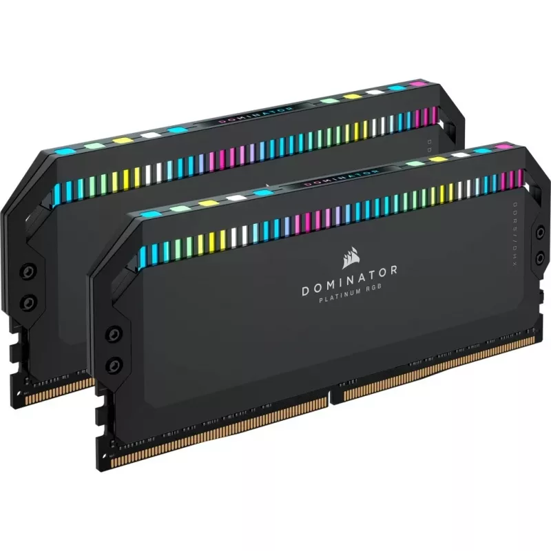 32 GB Corsair DIMM 6200 (2x 16 GB) Dual-Kit (musta. CMT32GX5M2X6200C36. Dominator Platinum RGB. INTEL XMP)