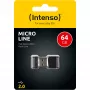 Muistitikku Flash USB2 64GB/3500490 Intenso