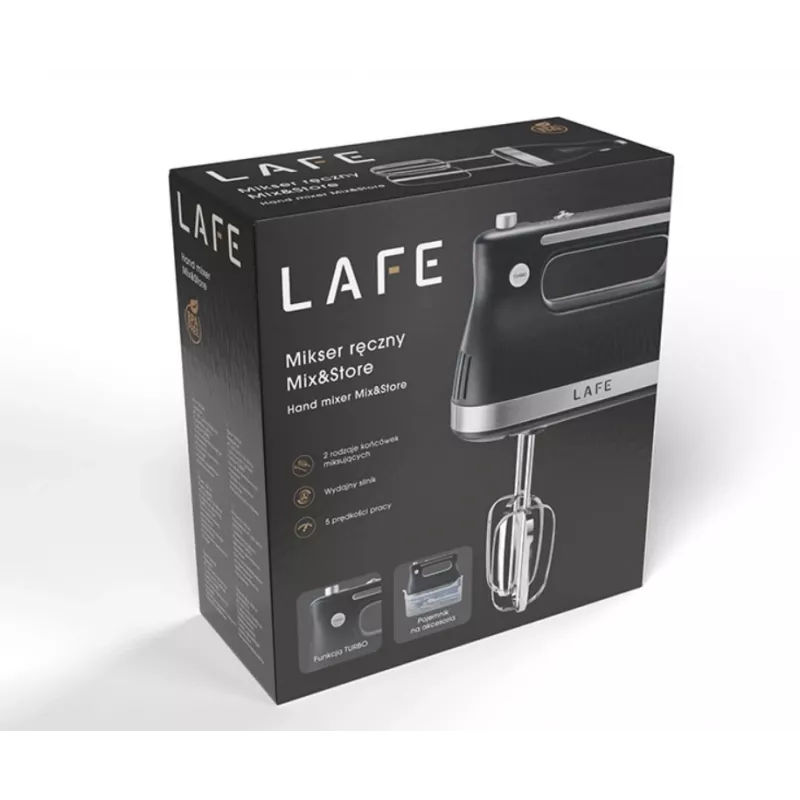Käsivatkain LAFE MIX & STORE 500 W musta MB_LAFMIX47473