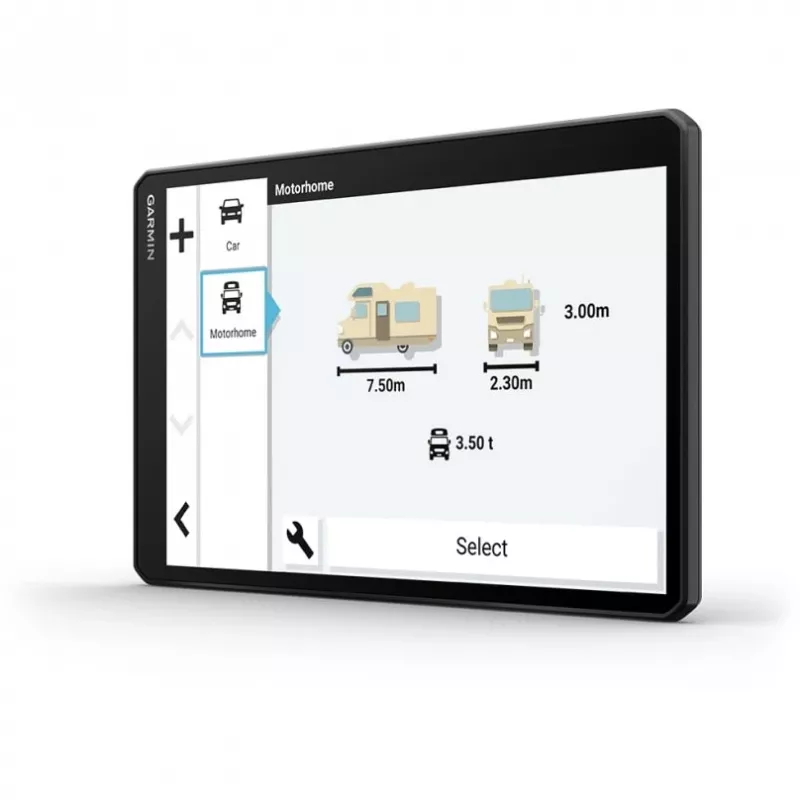 Garmin Camper 1095 MT-D EU matkailuauton navigaattori, 10,1" TFT-kosketusnäyttö 1280 x 800, 32 GB, microSD, Euroopan kartat, 554 g, musta (010-02749-10)