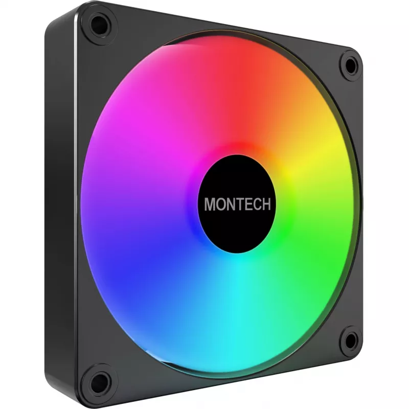 Montech GF120R V2 ARGB tietokonekotelon tuuletinmoduuli 12 cm musta 3 kpl