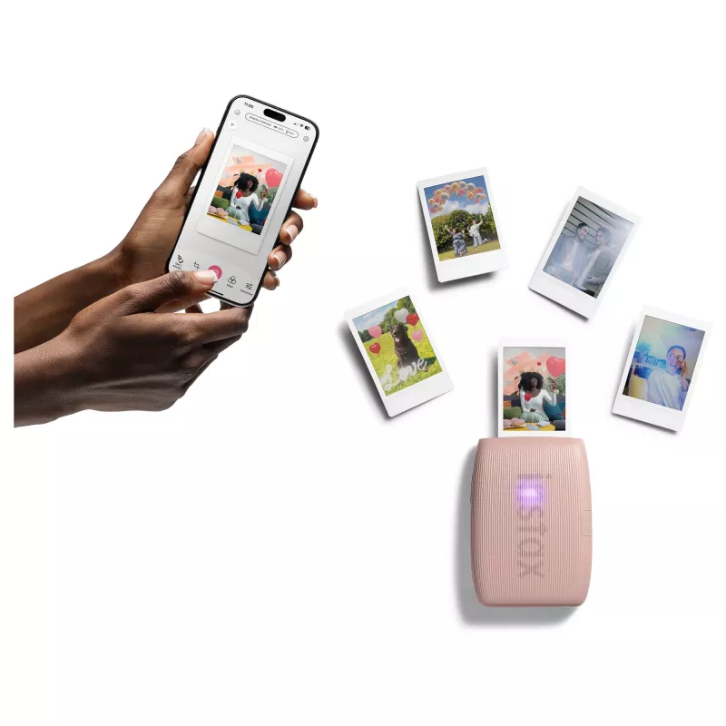 Valokuvatulostin Fujifilm Instax Mini Link 3 pinkki Bluetooth kannettava pikakuvatulostin