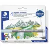 Staedtler Design Journey 371 BK4-2 pigmenttisivellintussisarja, Lake Colors, 4 kpl