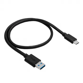 Akyga AK-USB-24 USB 3.1 kaapeli tyyppi A - tyyppi C, 0,5 m, musta