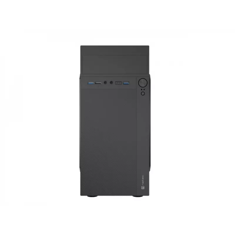 PC-kotelo NATEC Helix Mini Tower musta — microATX/Mini-ITX, 3×3,5