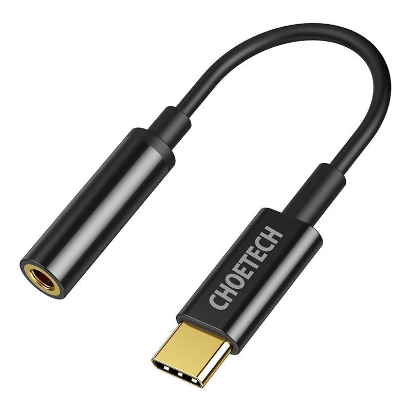 Äänisovitin CHOETECH USB Type-C (uros) 3,5 mm liitäntään (naaras) malli AUX003