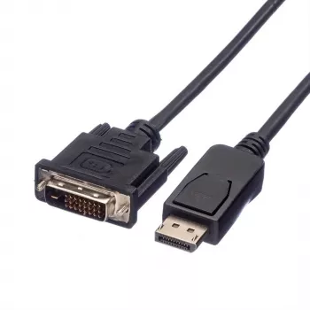 DisplayPort-DVI-D-kaapeli VALUE 11995608 1,5 m