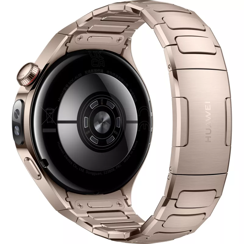 Huawei WATCH 5 älykello 42 mm, 1,38" AMOLED, eSIM, Sand Gold titaaniranneke
