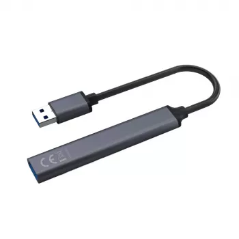 USB-keskitin SAVIO AK-70, 7-porttinen USB 3.0, 4 käytettävää porttia, USB Type-A isäntä, 5 Gbit/s siirto, takuu 2 vuotta