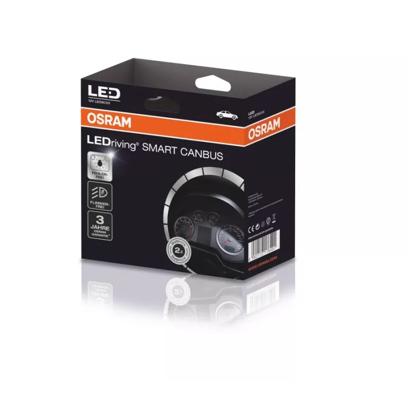 LED-autolamppu Ledvance LEDSC03-1 Smart CANBUS -tekniikalla