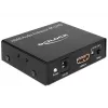 HDMI stereo / 5.1 -kanava audion erotin 4K, sovitin musta
