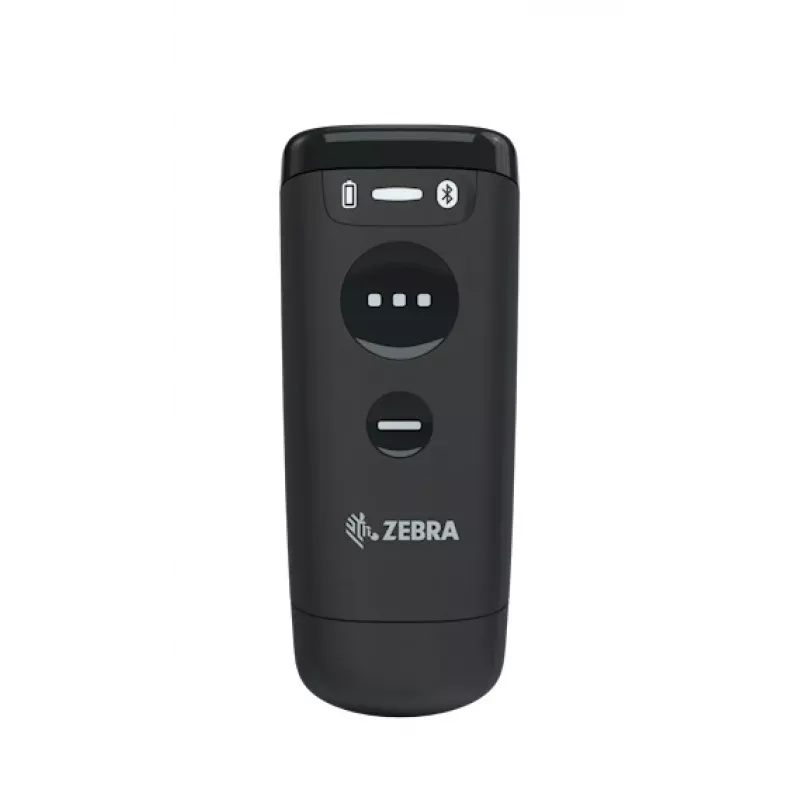 Käsikäyttöinen viivakoodinlukija Zebra CS60 1D/2D LED langaton IP65 musta, Bluetooth/USB, 100 m kantama, 83 g
