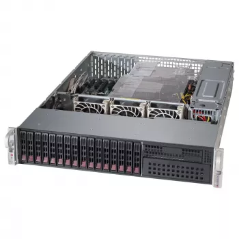 Palvelinkotelo Supermicro SuperChassis 213BAC8-R1K23LPB Rack musta