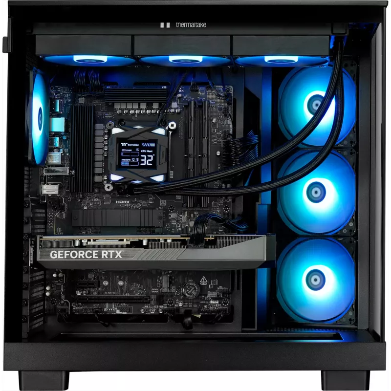 FTW A-Line LCS 5070Ti D5, pelitietokone musta/läpinäkyvä, Windows 11 Home