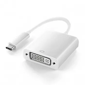 USB-C - DVI -sovitin extra digital DV00DV4063 15 cm kaapelilla, videolähtö USB-C-laitteille