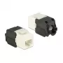 Delock 86266 Keystone-moduuli RJ45 - LSA Cat.6A UTP, valkoinen