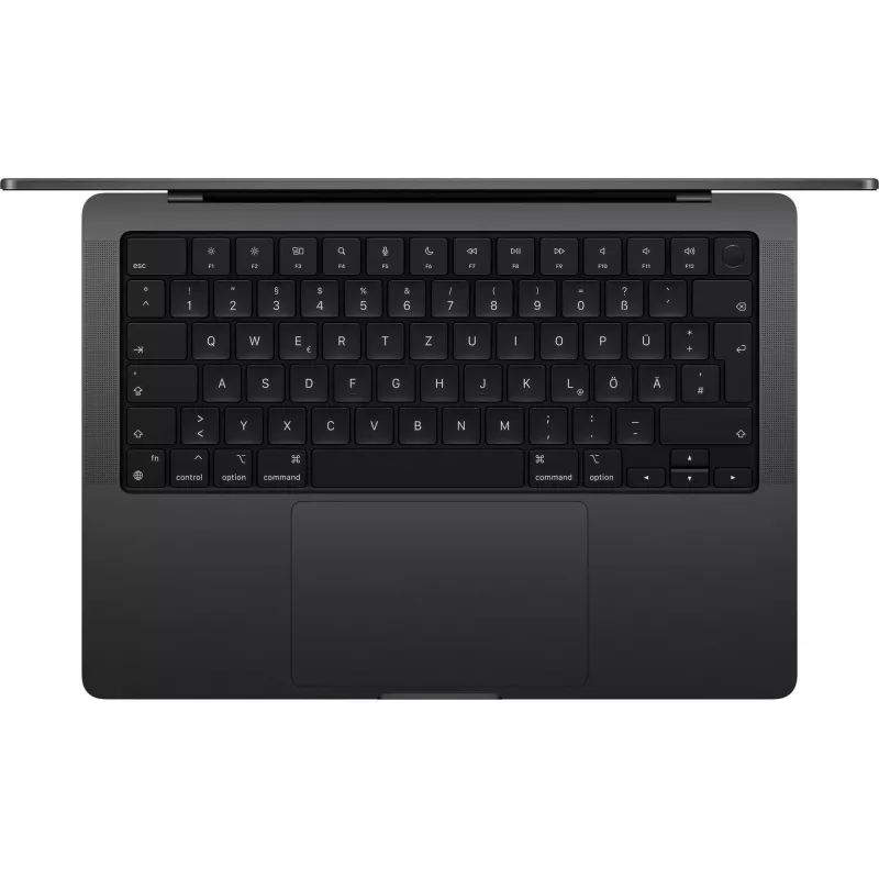 MacBook Pro 14 M4 Max, Space Black, M4 Max (14-CPU/32-GPU), 36 GB, 1 TB, saksa, 96W USB-C virtalähde, MX2K3D/A