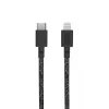 USB-C-Lightning-kaapeli Native Union Night kaapeli 3 m – musta/harmaa, 3 m pituus