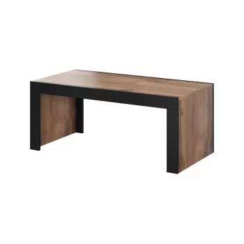 Sohvapöytä Cama Meble MILA 120x60x50 cm wotan-tammilevy, musta runko